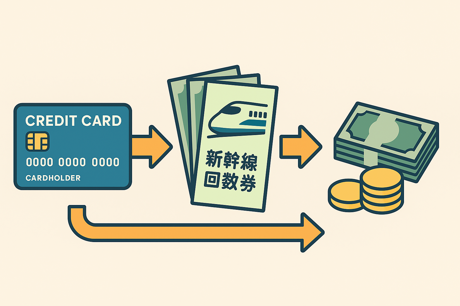 新幹線回数券を現金化する方法と高換金率の区間|注意点・リスクや安全な代替手段も解説 14 image1