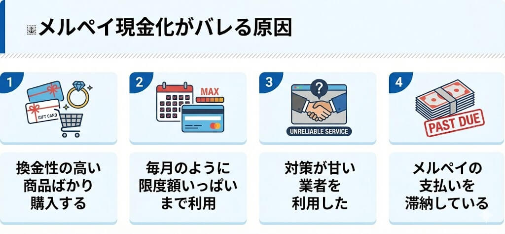メルペイ現金化をバレる心配なしでする!バレない理由や安全な優良業者も紹介 113 gk-merpay-bareru
