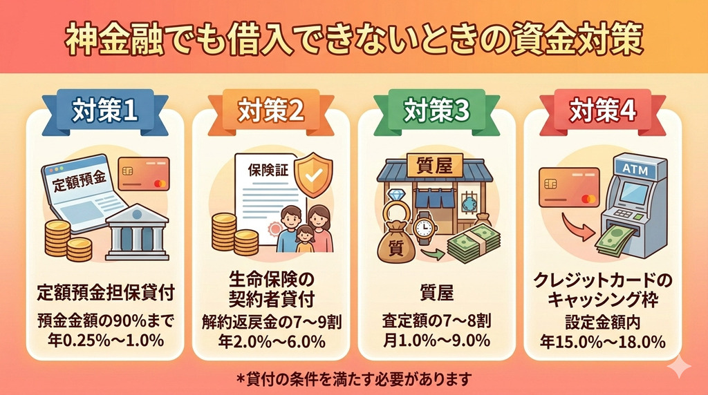 お金を借りられない人の最後の砦!神金融10選|審査に通るコツも解説 26 GK_神金融でも借入できないときの資金対策