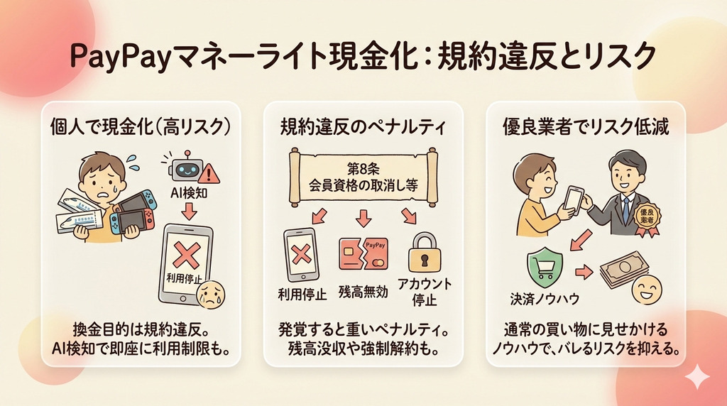 PayPayマネーライトを即日現金化する方法|出金不可でも現金にする手順と優良業者5選 197 GK_PayPayマネーライトの現金化は違法?