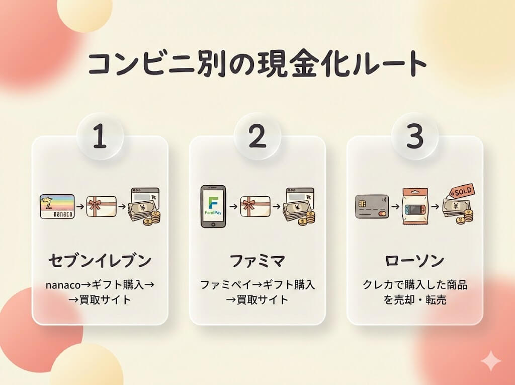 クレジットカード現金化はコンビニで可能?3つの方法と優良業者紹介 119 gk-conveni-root