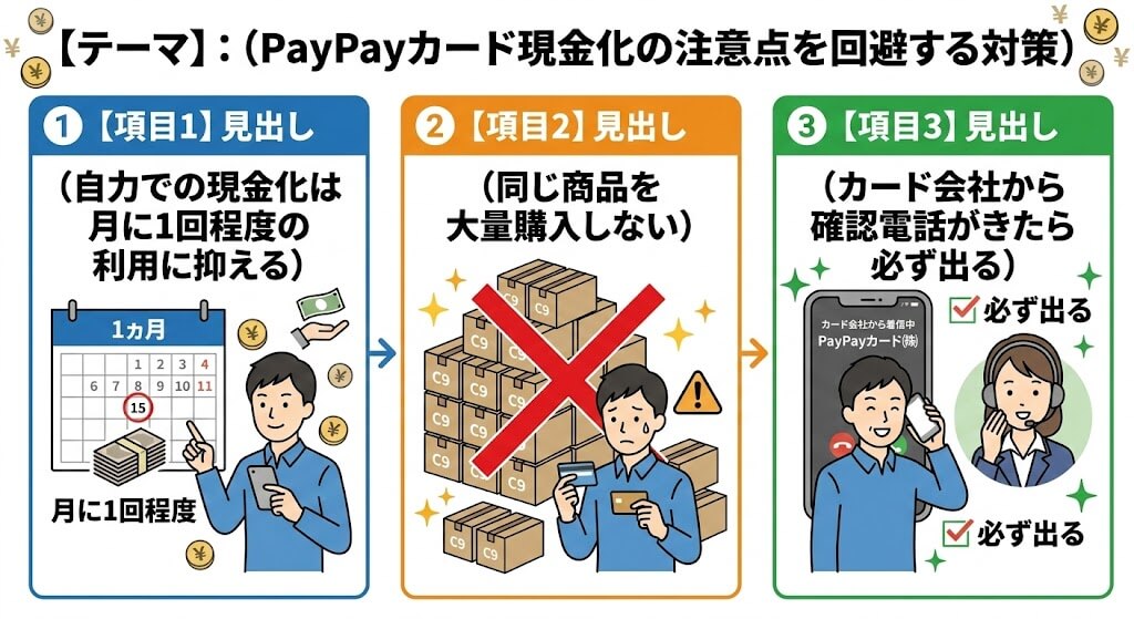 PayPayカードを即日現金化する方法|換金率を上げるコツと優良業者も紹介 208 gk-PayPayカードちゅリスク回避