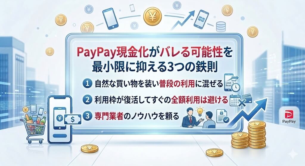 PayPay現金化の最短手順!出金できないマネーライトを即日換金する方法 207 gk-PayPay現金化バレない対策