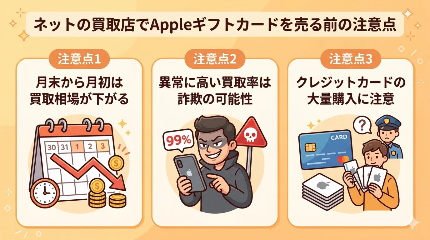 【2026年3月最新】Appleギフトカード買取の優良店10選と注意点 388 GK-ネットの買取店でAppleギフトカードを売る前に知っておくべき注意点