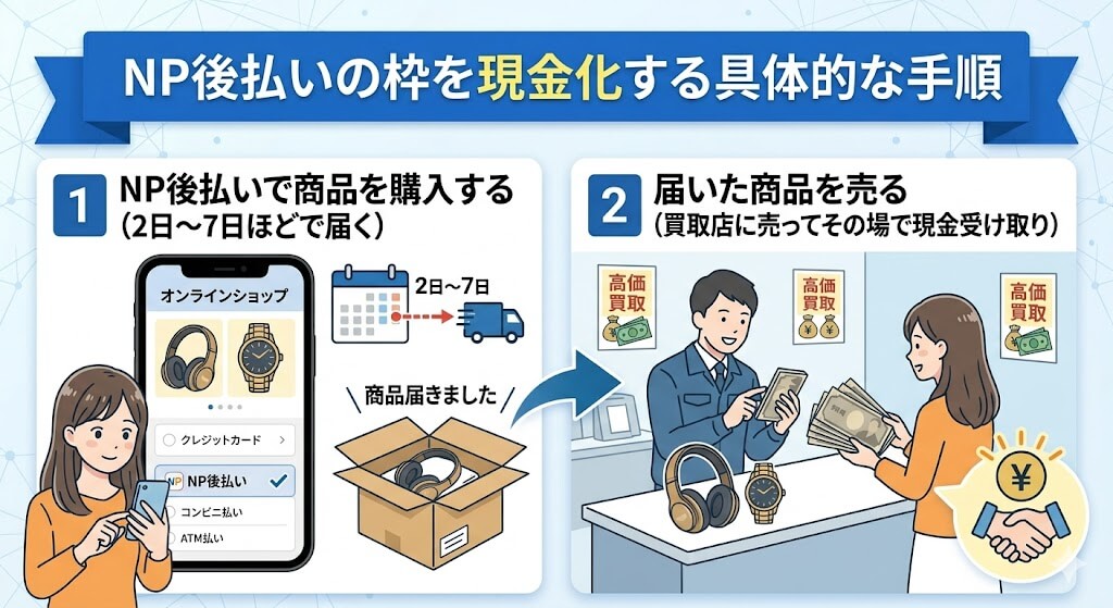 NP後払いでAmazonギフト券は買えない?現金化の手順と代替アプリ 119 gk-NP後払いの現金化方法